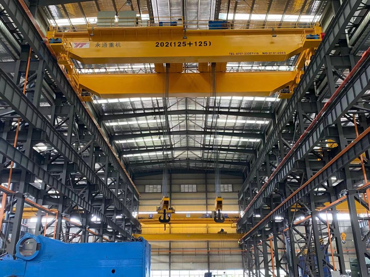 广东胜龙核电配件202t（125+125）t(双小车）通用桥式胜游网页版页面